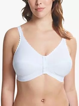 Бюстгальтер Royce с застежкой спереди 1010, хлопок Comfi, белый