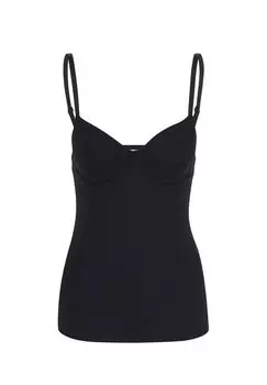 Бюстгальтер-рубашка без чашечек Secret Shape Nina von C., черный