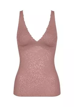 Бюстгальтер-рубашка без косточек ZERO Feel Lace 2.0 sloggi, цвет Cacao