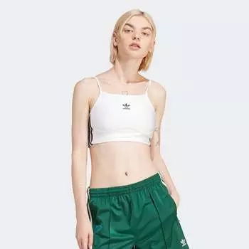 Бюстгальтер с 3 полосками adicolor adidas Originals, цвет white