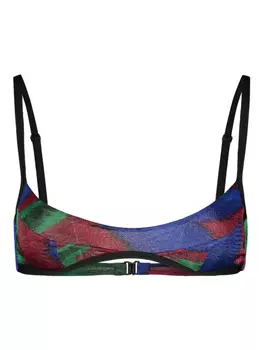 Бюстгальтер с абстрактным узором Missoni, синий