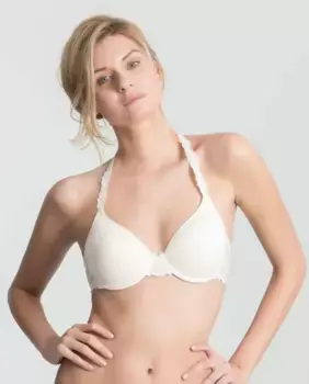 Бюстгальтер с эффектом памяти Champs Elysees и вышивкой Chantelle, цвет Crudo