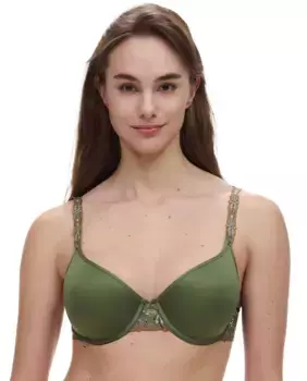 Бюстгальтер с эффектом памяти Champs Elysees и вышивкой Chantelle, зеленый