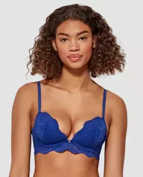 Бюстгальтер с эффектом пуш-ап для чашек B и C Gisela, синий