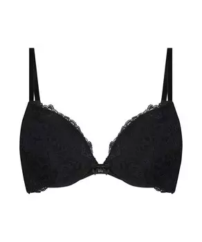 Бюстгальтер с эффектом пуш-ап Hunkemller Marine, черный