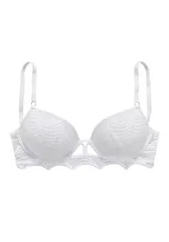 Бюстгальтер с эффектом пуш-ап LASCANA, белый