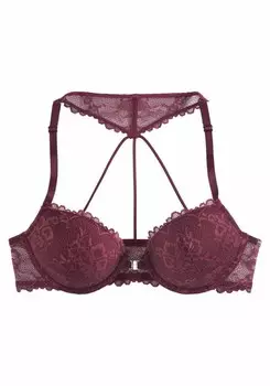 Бюстгальтер с эффектом пуш-ап LASCANA, фиолетовый