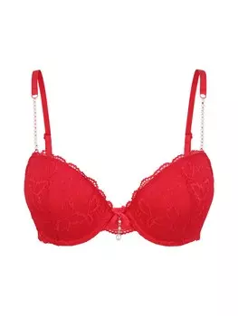 Бюстгальтер с эффектом пуш-ап Lascana, красный