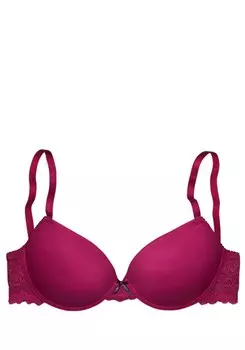 Бюстгальтер с эффектом пуш-ап LASCANA, малина