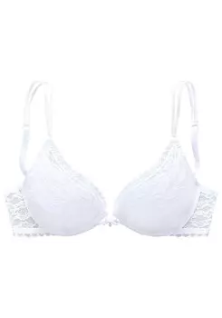 Бюстгальтер с эффектом пуш-ап s.Oliver, белый