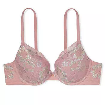 Бюстгальтер с эффектом пуш-ап Victoria's Secret Body by Victoria Perfect Shape, сиренево-розовый