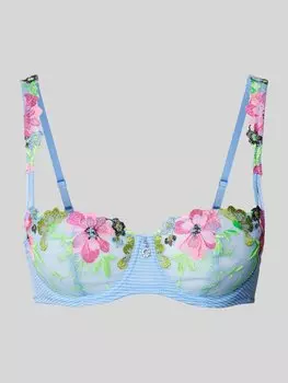 Бюстгальтер с чашечками и аппликацией, модель «ODILLY» Marie Jo, синий