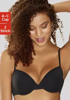 Бюстгальтер с чашечками Petite Fleur на косточках, хлопок, белый