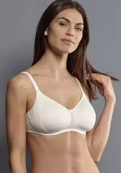 Бюстгальтер с чашечками Rosa Faia "Fleur", удобная мягкая чашка в обрамлении плоского нежного кружева, цвет Crystal