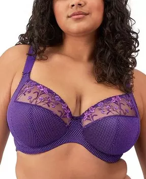 Бюстгальтер с глубоким вырезом на косточках Charley Elomi, фиолетовый