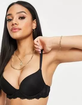 Бюстгальтер с глубоким вырезом на косточках ASOS DESIGN