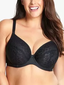 Бюстгальтер с глубоким вырезом Panache Sculptresse Roxie, черный