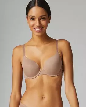 Бюстгальтер с глубоким вырезом Simone Prle, коричневый