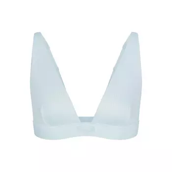 Бюстгальтер с глубоким вырезом SKIMS Cotton Rib, цвет Opal