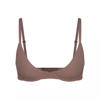 Бюстгальтер с глубоким вырезом SKIMS Fits Everybody, цвет Umber