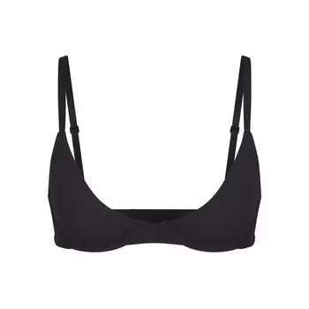 Бюстгальтер с глубоким вырезом SKIMS Fits Everybody, цвет Onyx