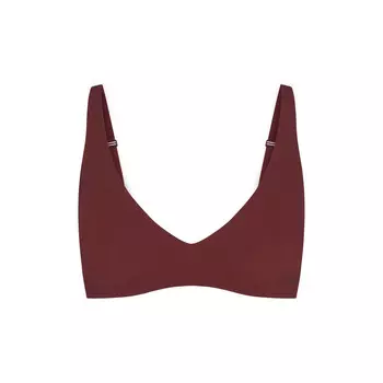 Бюстгальтер с глубоким вырезом SKIMS Naked, цвет Oxblood