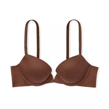 Бюстгальтер с глубоким вырезом Victoria's Secret Love Cloud, коричневый