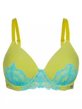 Бюстгальтер с косточками comazo Schalen BH, лаймовый