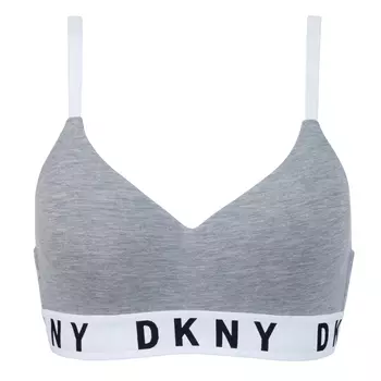 Бюстгальтер с косточками DKNY Bra Cozy Boyfriend, серый