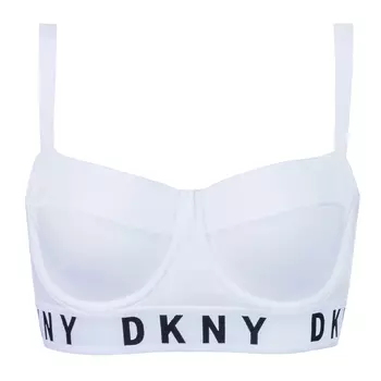 Бюстгальтер с косточками DKNY Bra Cozy Boyfriend, белый