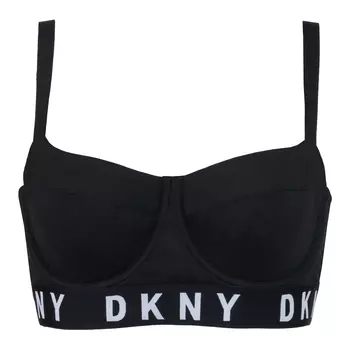 Бюстгальтер с косточками DKNY Bra Cozy Boyfriend, черный