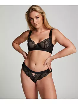 Бюстгальтер с косточками Hunkemller Donna, черный