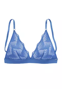 Бюстгальтер с косточками LASCANA Bralette, синий