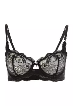 Бюстгальтер с косточками LASCANA, черный