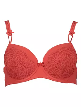 Бюстгальтер с косточками LASCANA, красный