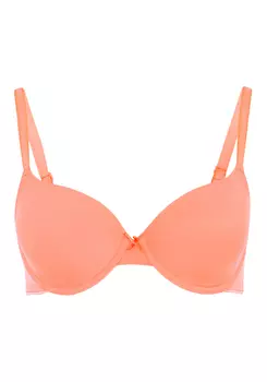Бюстгальтер с косточками LASCANA LASCANA Schalen BH »Ela »perfect basic««, коралловый