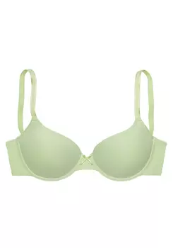 Бюстгальтер с косточками LASCANA LASCANA Schalen BH »Ela »perfect basic««, цвет maigrn