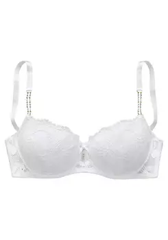 Бюстгальтер с косточками LASCANA Schalen BH, белый