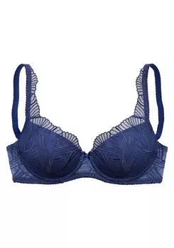 Бюстгальтер с косточками LASCANA Schalen BH, темно синий