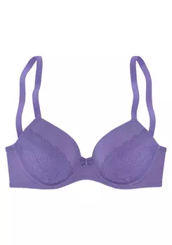 Бюстгальтер с косточками LASCANA Schalen BH, цвет violet