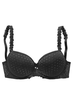 Бюстгальтер с косточками LASCANA Schalen BH, черный