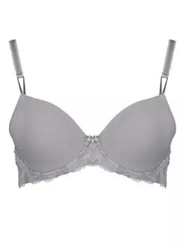 Бюстгальтер с косточками LASCANA, серый