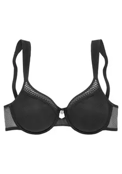Бюстгальтер с косточками LASCANA T Shirt BH, черный