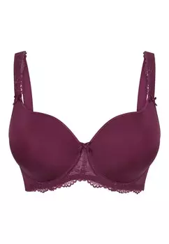 Бюстгальтер с косточками Linga Dore T Shirt BH Plus Size DAILY, цвет Tawny port