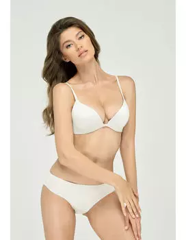 Бюстгальтер с косточками Marc and Andre T Shirt BH COTTON LINE, белый