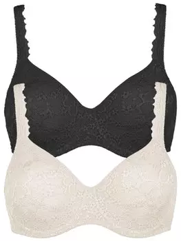 Бюстгальтер с косточками Nina von C. 2er Pack Bgel BH, цвет champagner schwarz