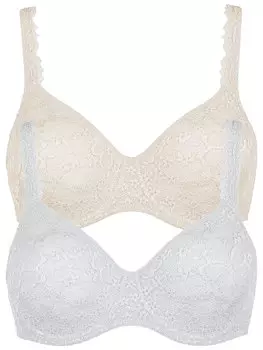 Бюстгальтер с косточками Nina von C. 2er Pack Bgel BH, цвет Weiss champagner