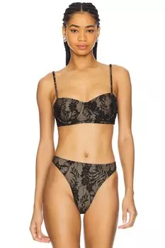 Бюстгальтер с косточками Norma Kamali, black