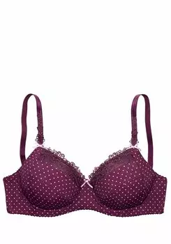 Бюстгальтер с косточками nuance, цвет marsala rosa