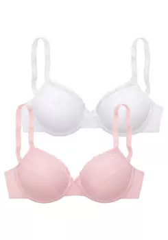 Бюстгальтер с косточками nuance, цвет rosenholz+wei